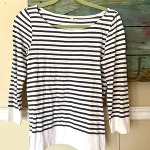 J.Crew 3/4 sleeve shirt